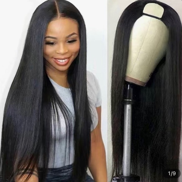 Brazilian Straight U Part Wig 20" front strap cut - Picture 3 of 8